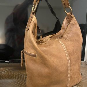 Roots XL hobo bag & wallet in Africa brown